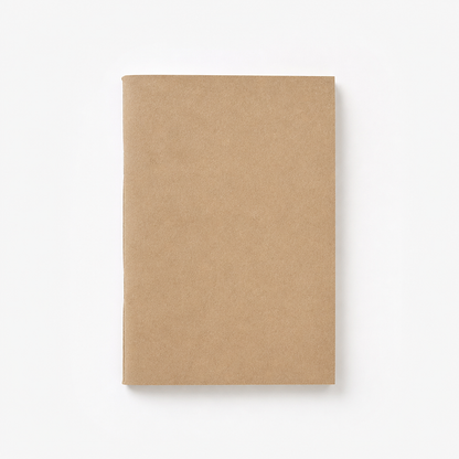 Kraft Weekly Planner Notebook Lined Journal