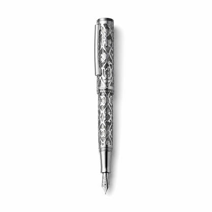 Nebula Chrome Skeleton Fountain Pen