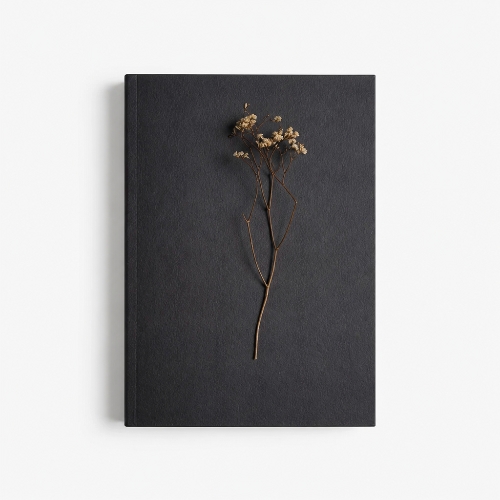 B5 Blank Sketchbook With Black Cover