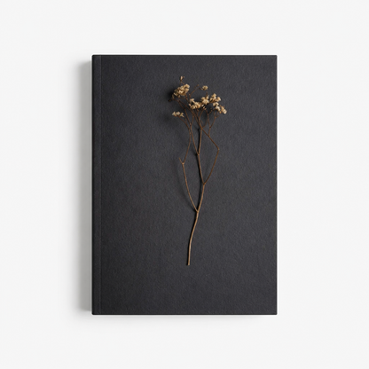 B5 Blank Sketchbook With Black Cover