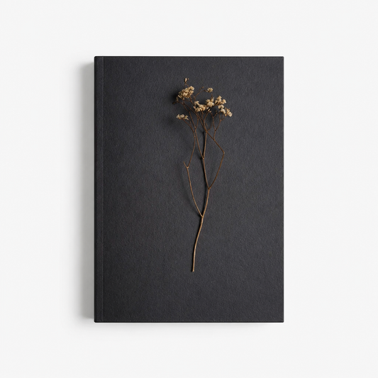 B5 Blank Sketchbook With Black Cover