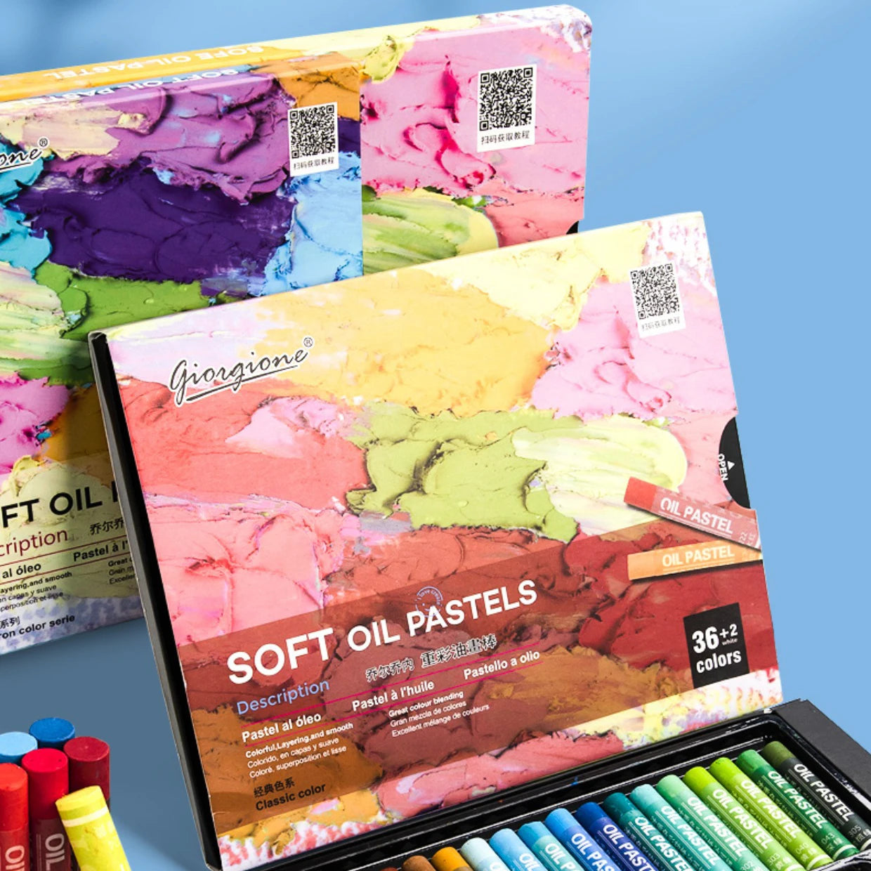 Professional Soft Oil Pastels Set