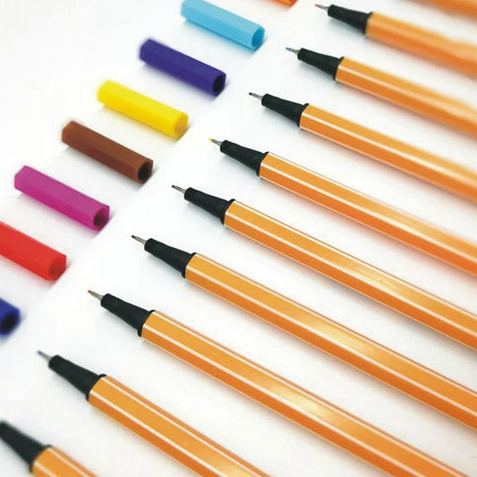 ColorCraft 12-Color Fineliner Pen Set