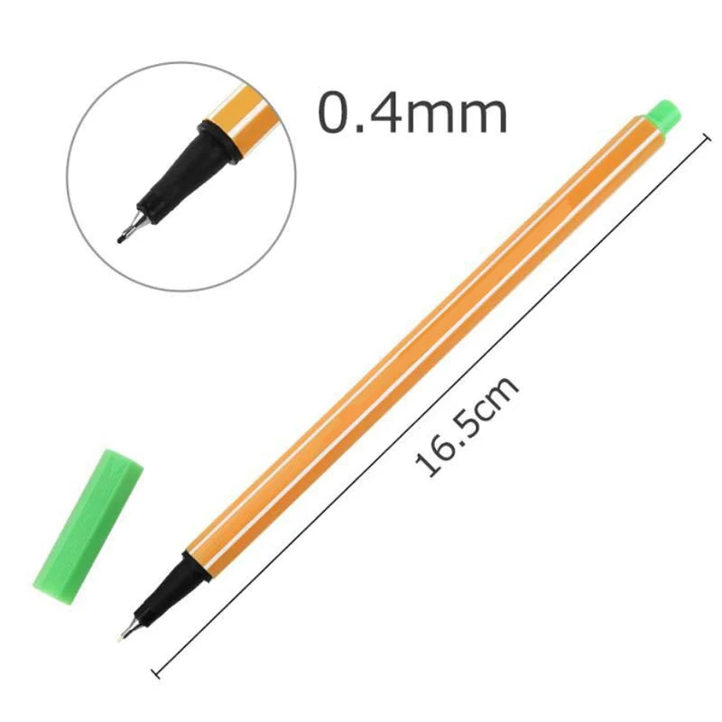 ColorCraft 12-Color Fineliner Pen Set