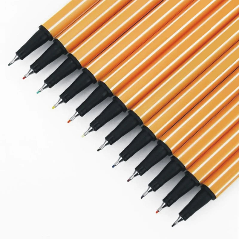 ColorCraft 12-Color Fineliner Pen Set