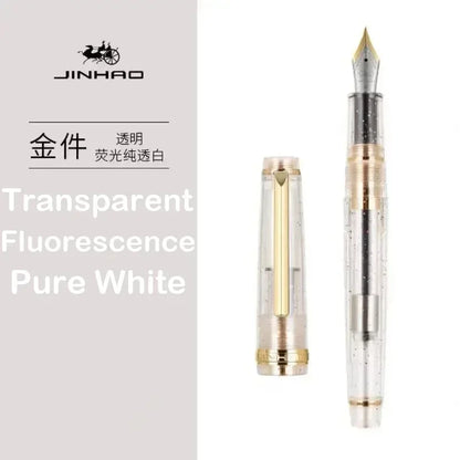 Luxury Fountain Pen with Gold Trim and Fine Nib