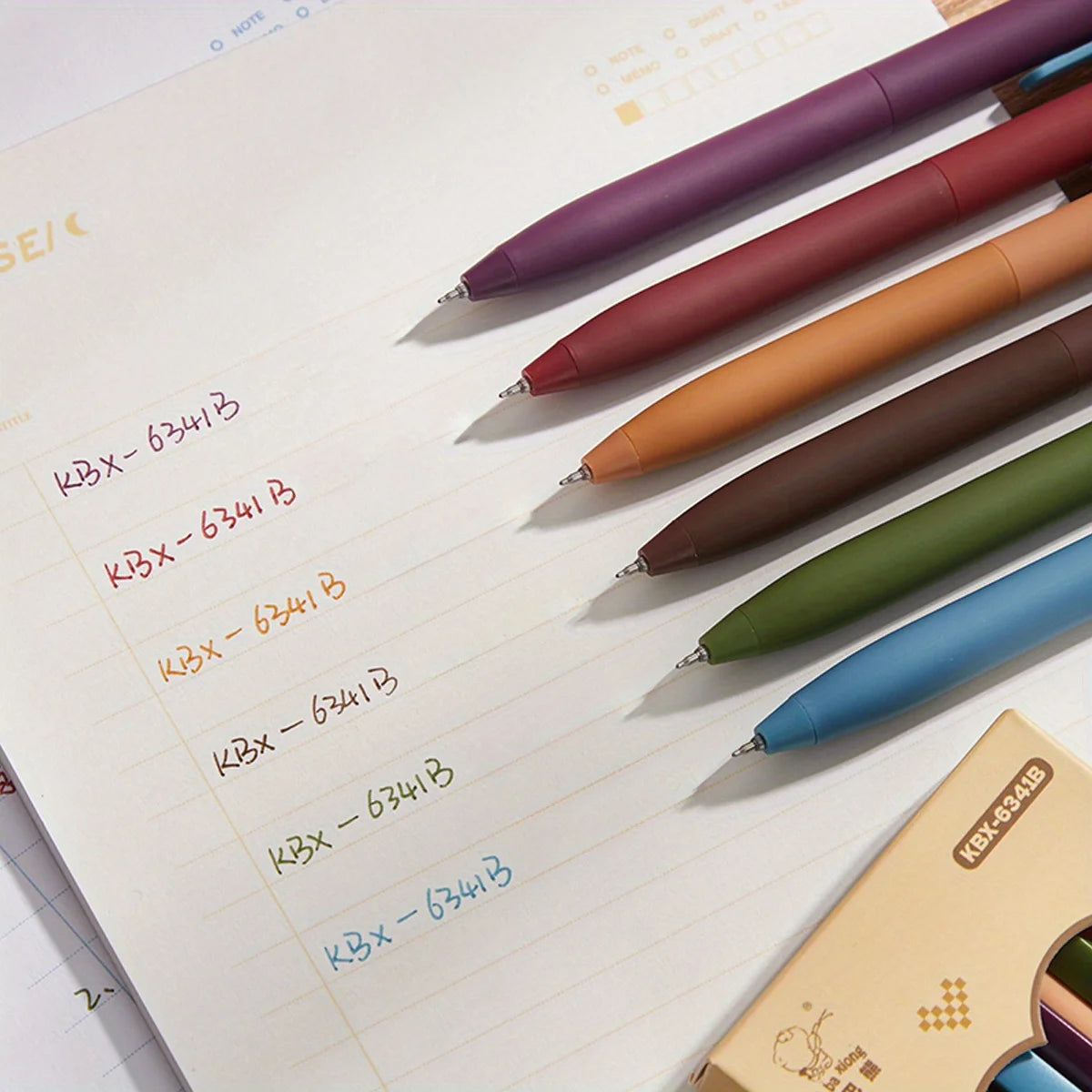 Fine Tip Gel Pen (Set of 6)
