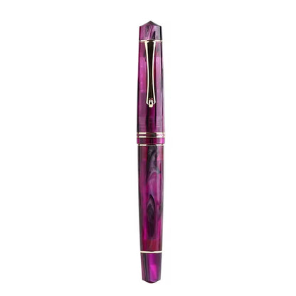 Resin Fountain Pen with Gold Clip