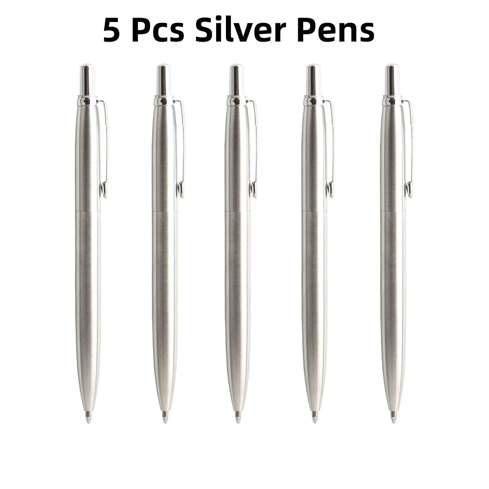 Metal Ballpoint Pen Set of 5