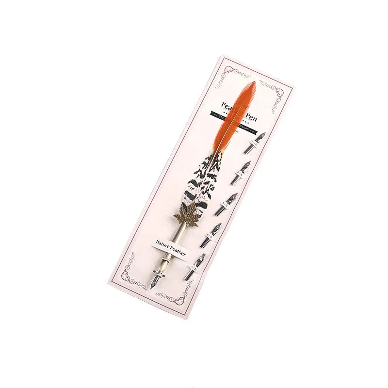 English Calligraphy Feather Dip Pen