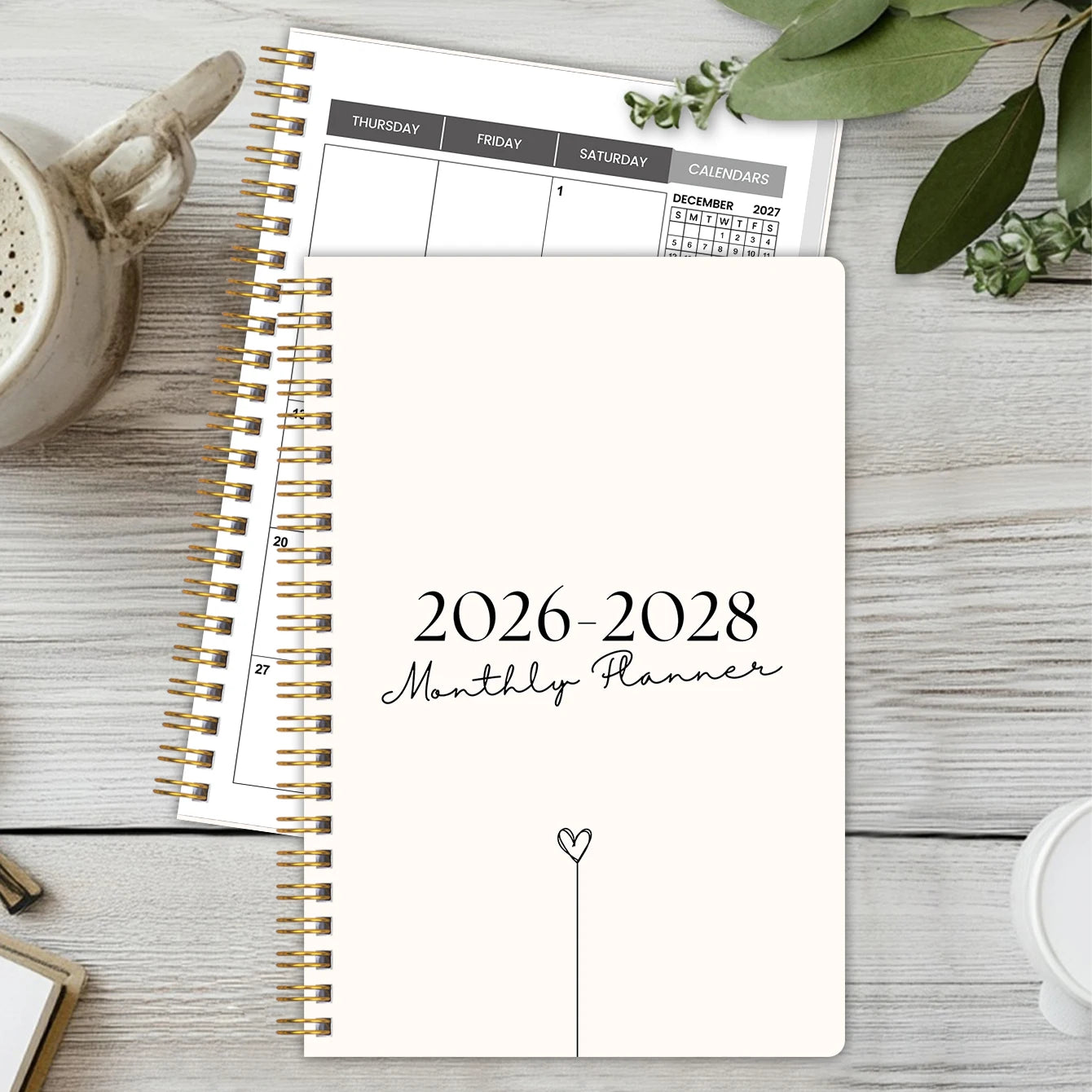 Weekly Planner Spiral A5 Two Year