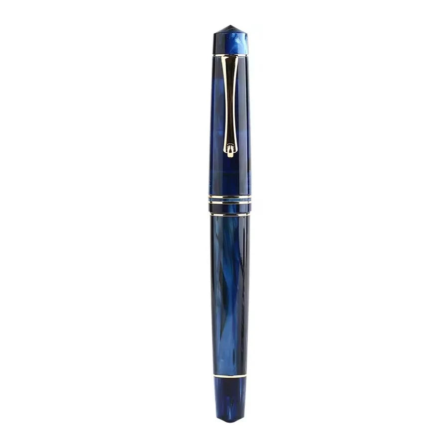 Resin Fountain Pen with Gold Clip