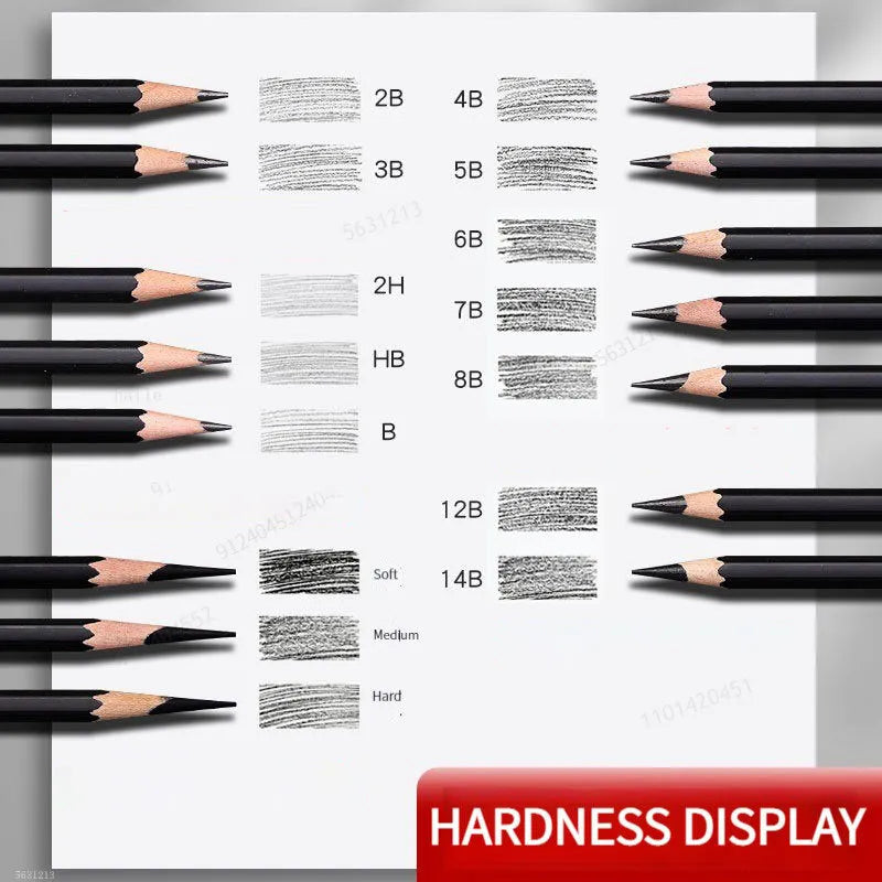 Professional Sketching & Drawing Pencil Kit