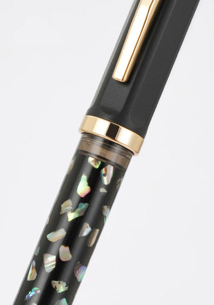 Fountain Pen Wood Scrimshaw Design