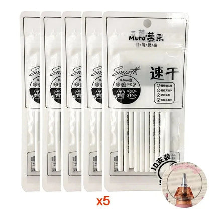 Gel Ink Pen Set With Rose Theme