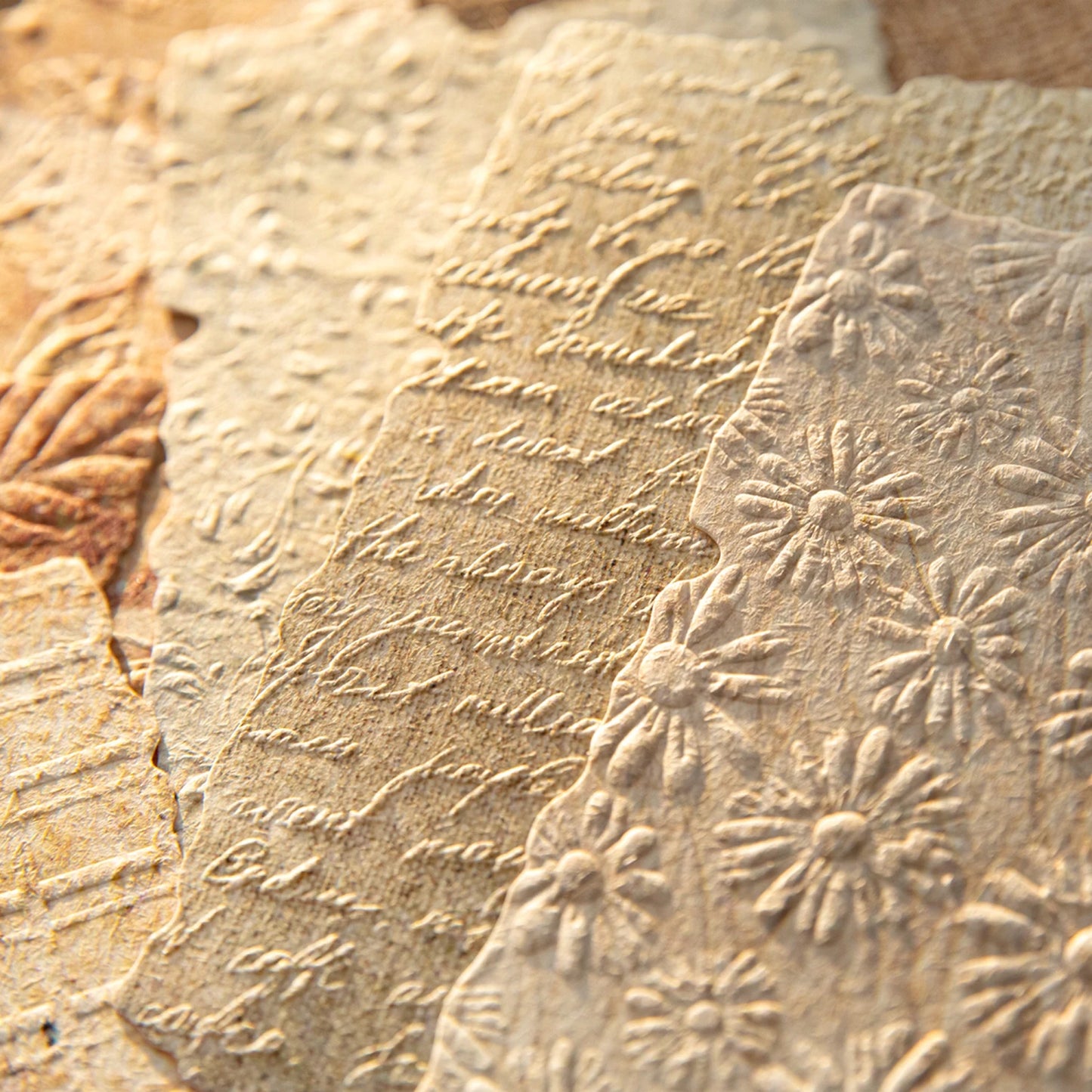 Vintage Texture Paper Set - 28-Piece