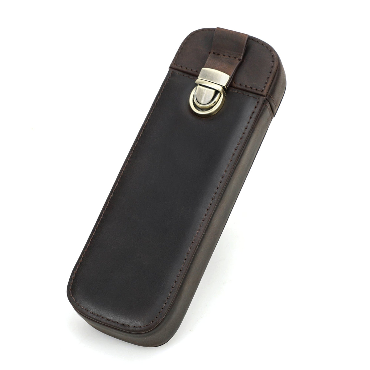 3-Pen Leather Case With Removable Tray