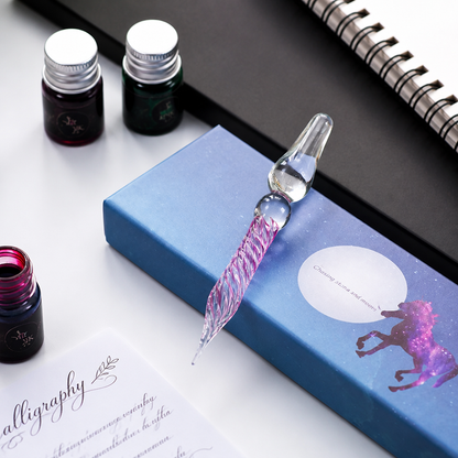 Crystal Glass Dip Pen For Calligraphy And Journaling