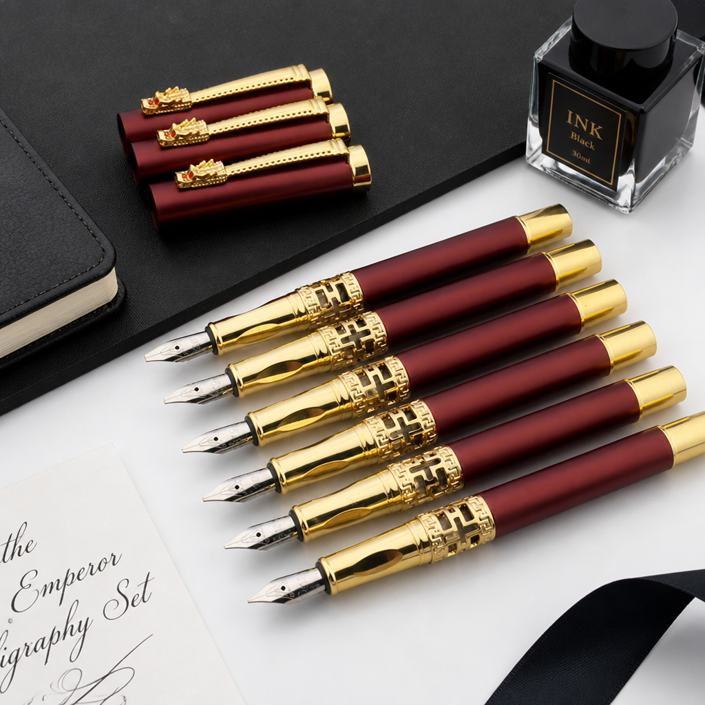 Dragon Emperor Calligraphy Set