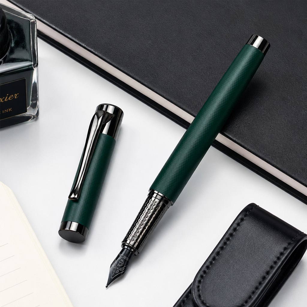 Retro Black Knight Fountain Pen