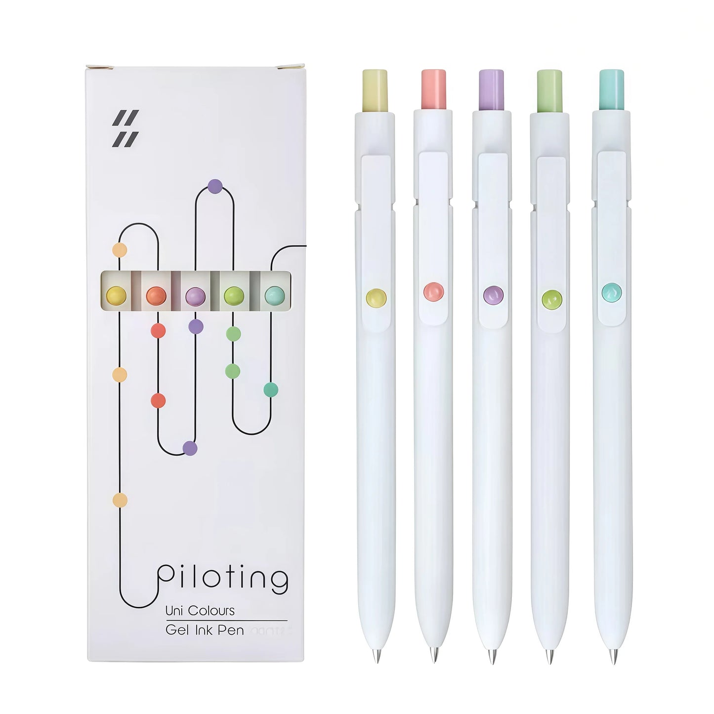 Smooth Gel Pen (Set of 5)