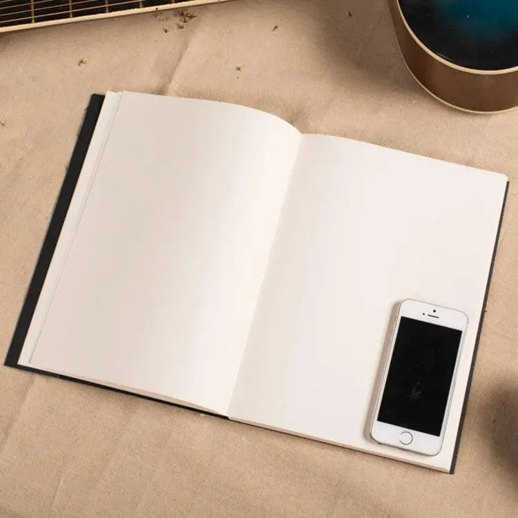 B5 Blank Sketchbook With Black Cover