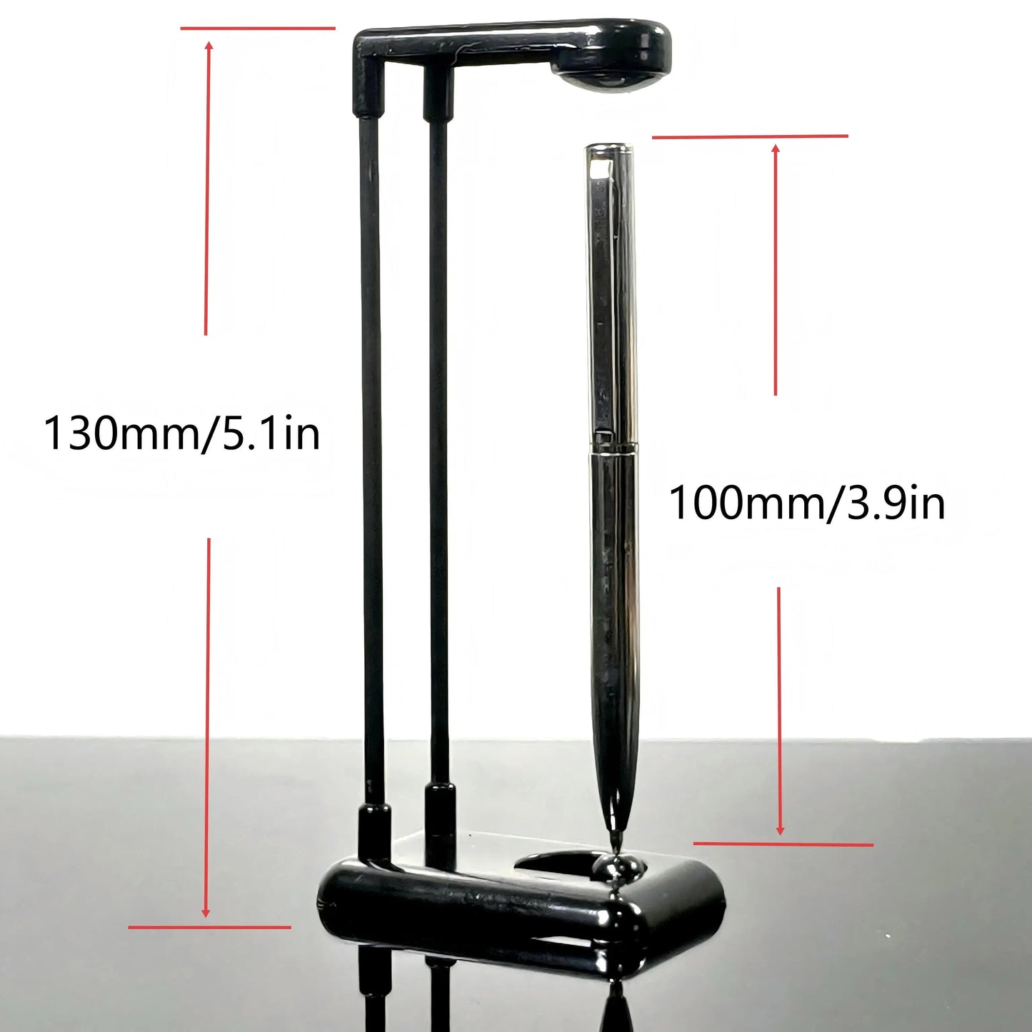 Stainless Steel Floating Ballpoint Pen for Creative Writing and Office Use