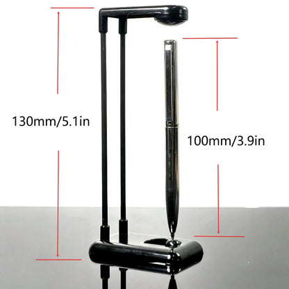 Stainless Steel Floating Ballpoint Pen for Creative Writing and Office Use