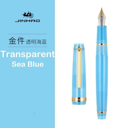Luxury Fountain Pen with Gold Trim and Fine Nib