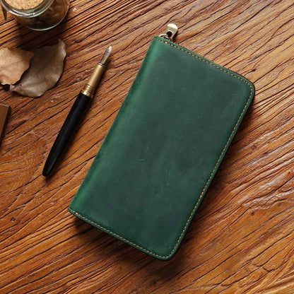 Leather writing instrument case suitable for work or school