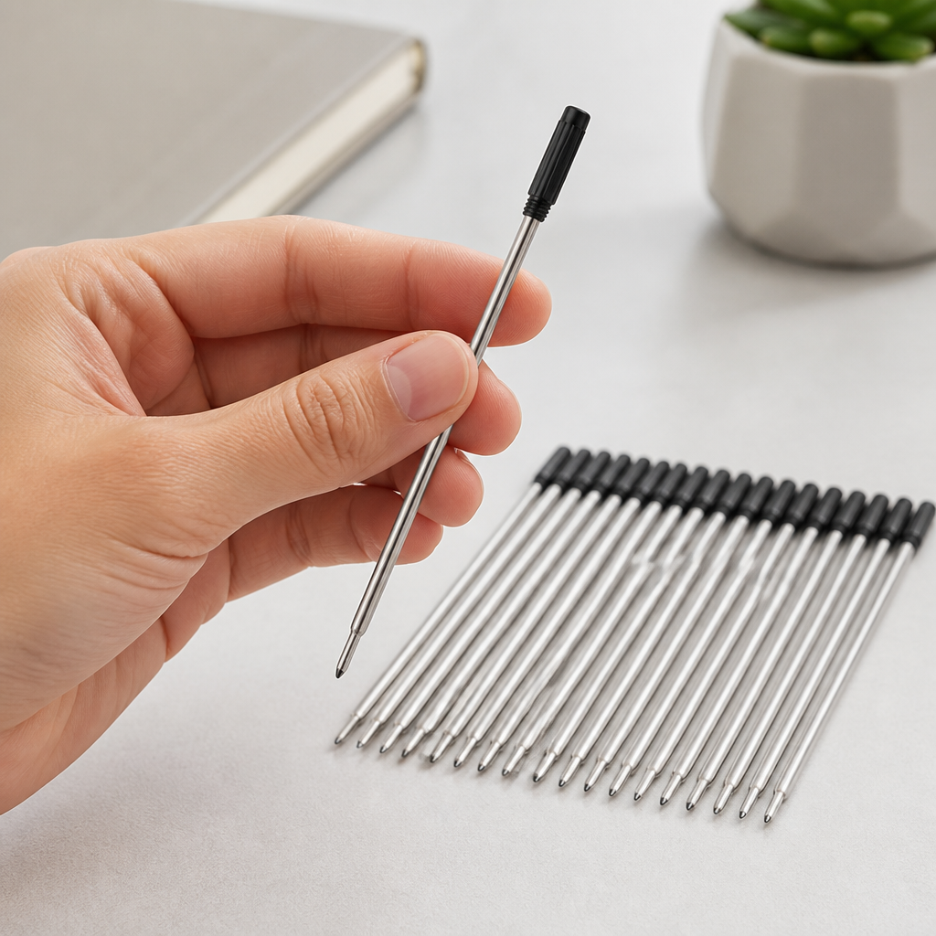 Medium Point Ballpoint Pen Refills (Set of 20)