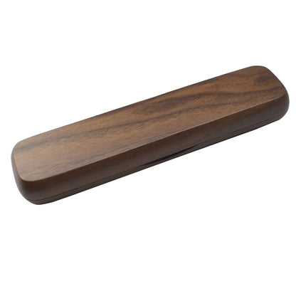 Wooden Pen Box Walnut Wood Magnetic Closure