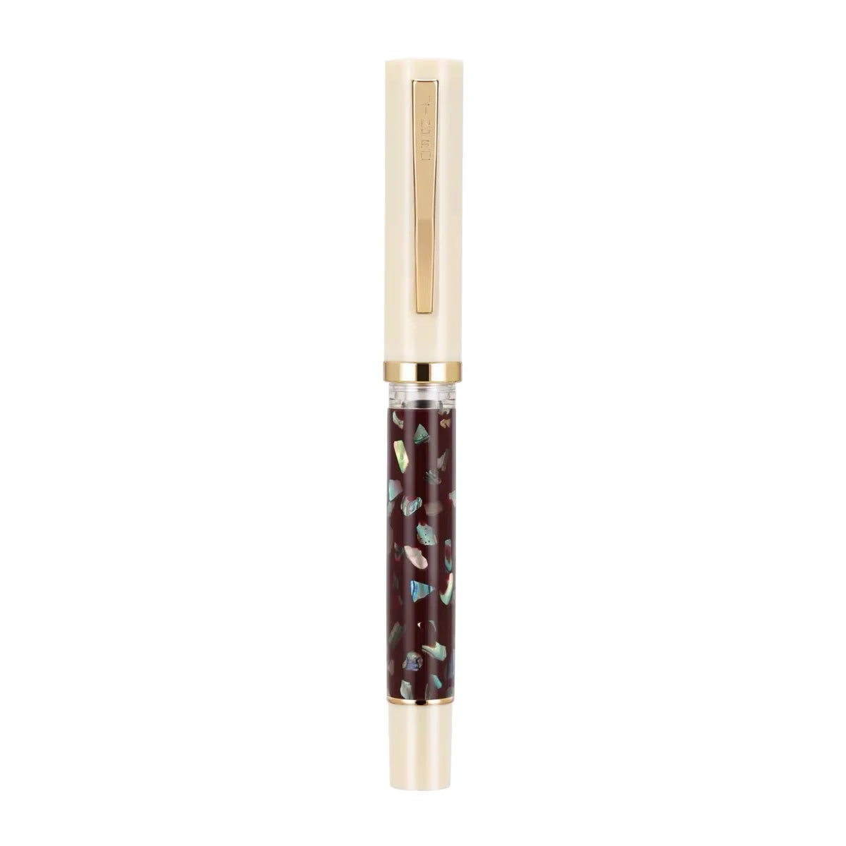 Fountain Pen Wood Scrimshaw Design