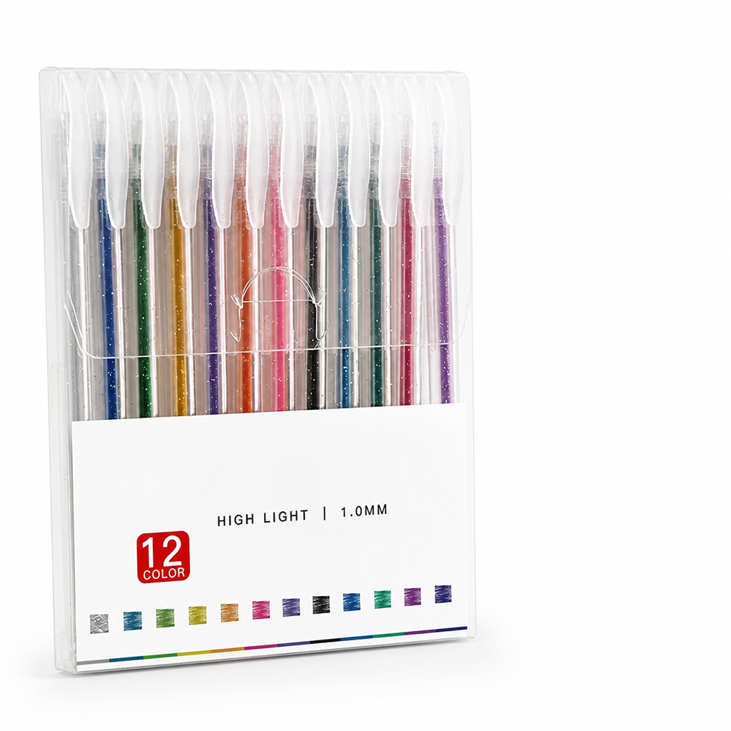 Glitter Gel Pens 1 0 mm Fine Tip Set