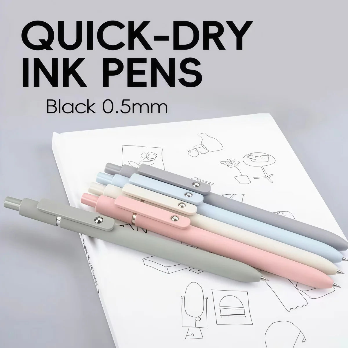 Smooth Gel Pen (Set of 5)
