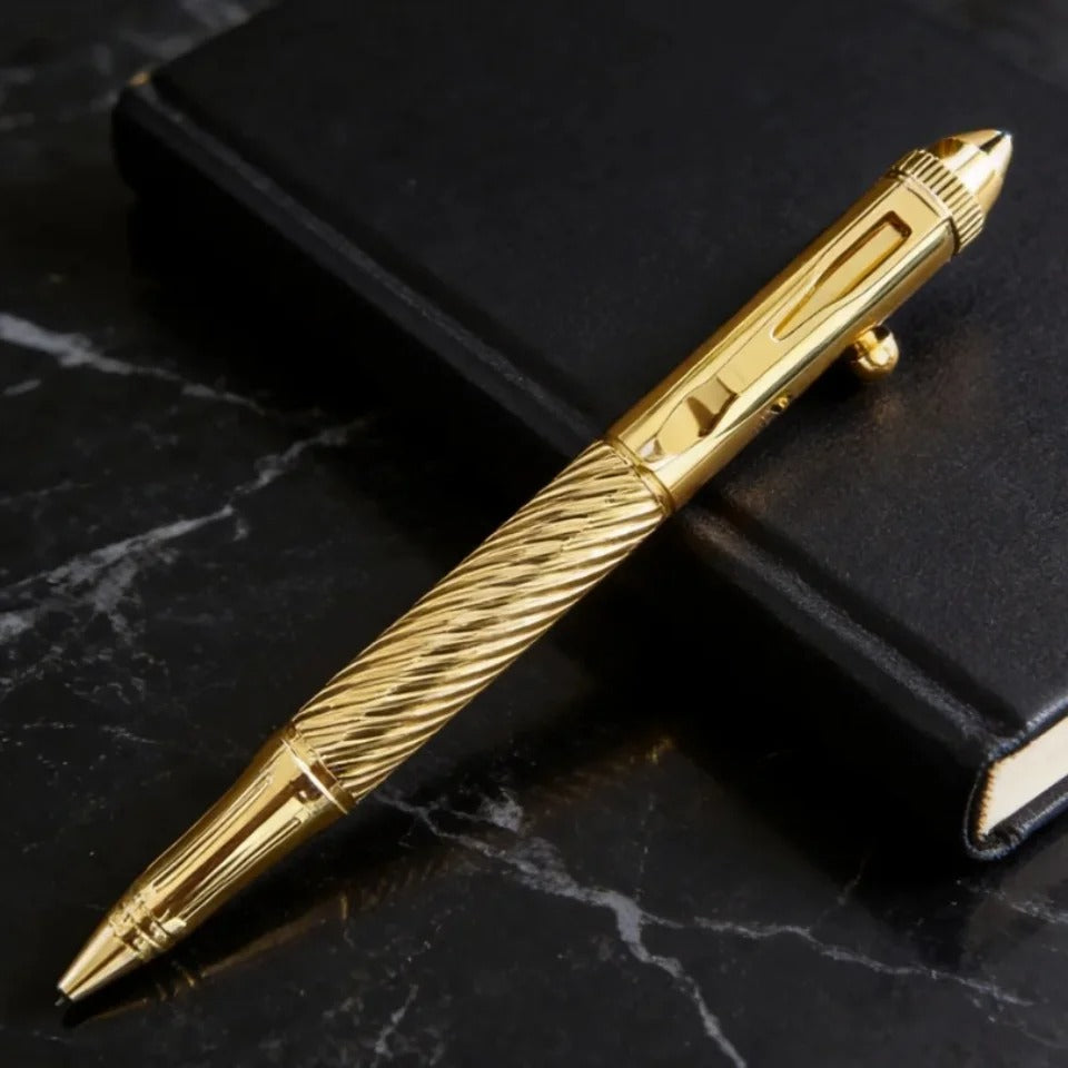 Heavy Metal Brass Pen Stylish Metal Writing Instrument