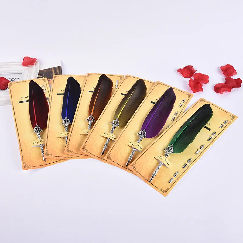 English Calligraphy Feather Dip Pen