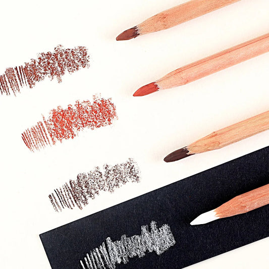 Artist's Charcoal Pencil Set - 4 Piece