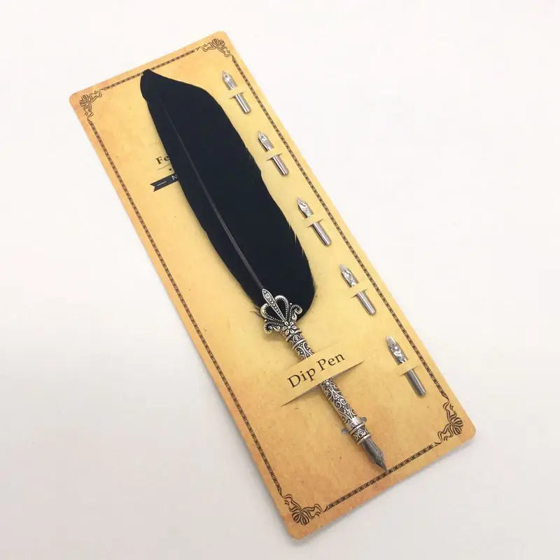 English Calligraphy Feather Dip Pen