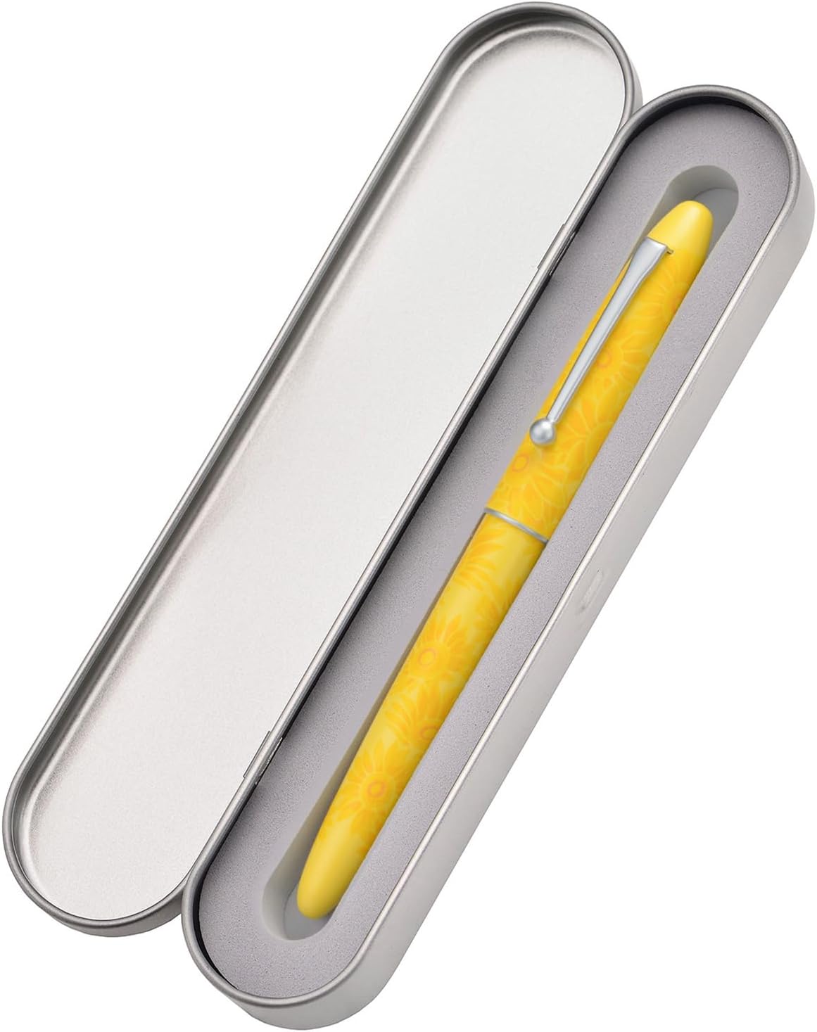 Elegant fountain pen resting on a clean writing desk