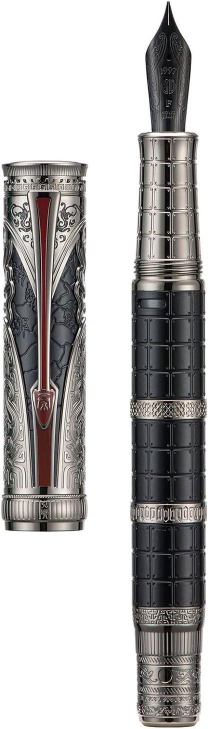 Fountain pen presented as a collectible writing instrument