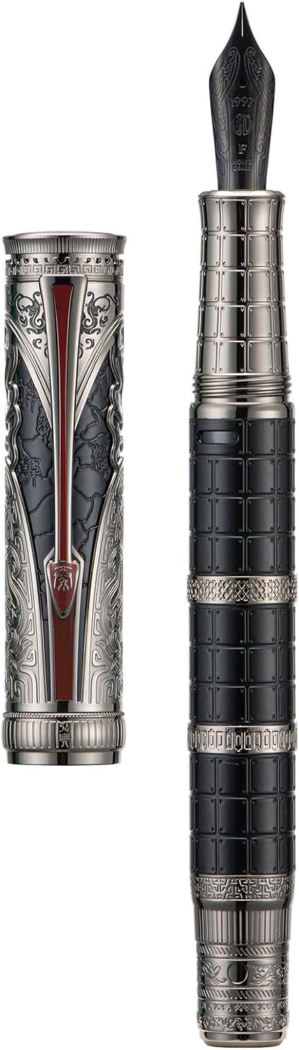 Fountain pen presented as a collectible writing instrument