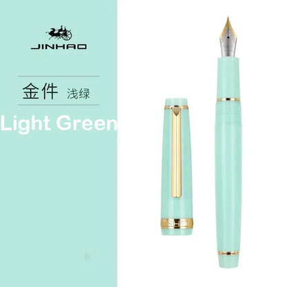Luxury Fountain Pen with Gold Trim and Fine Nib