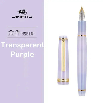 Luxury Fountain Pen with Gold Trim and Fine Nib