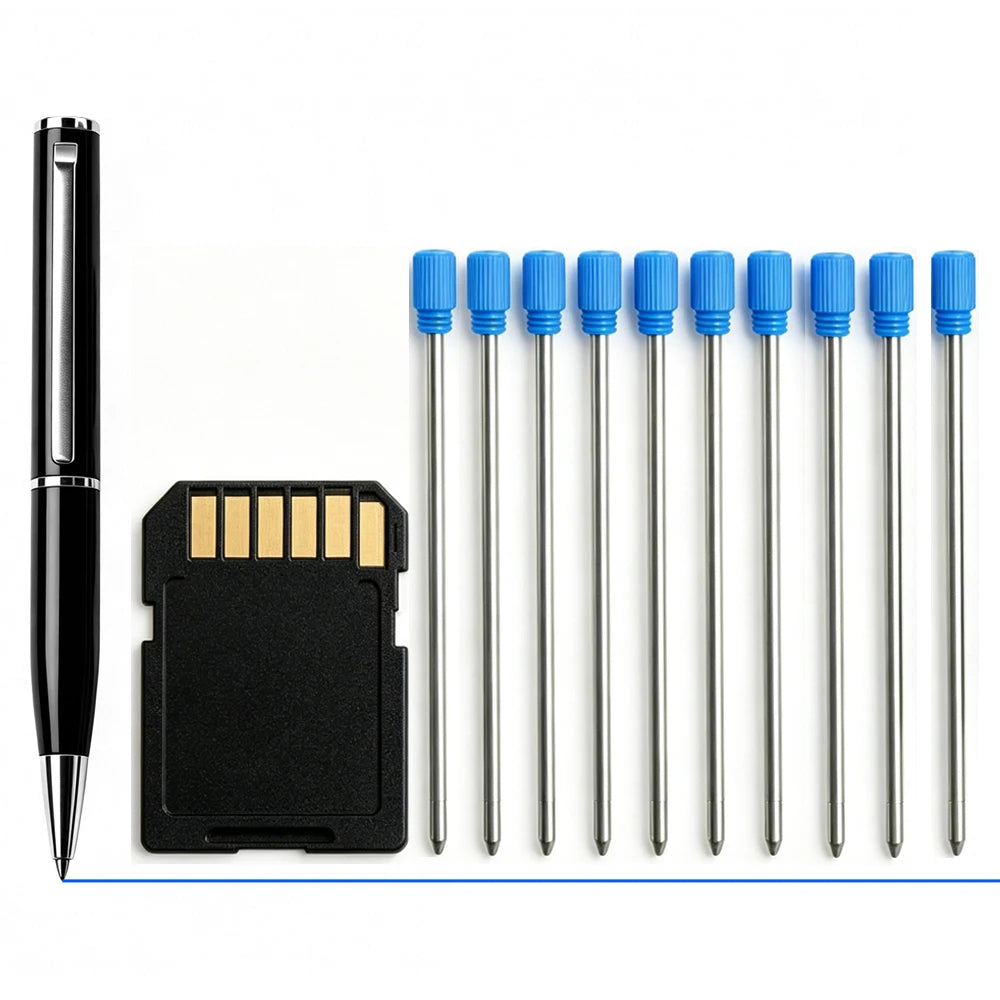 Compact Retractable Metal Ballpoint Pen