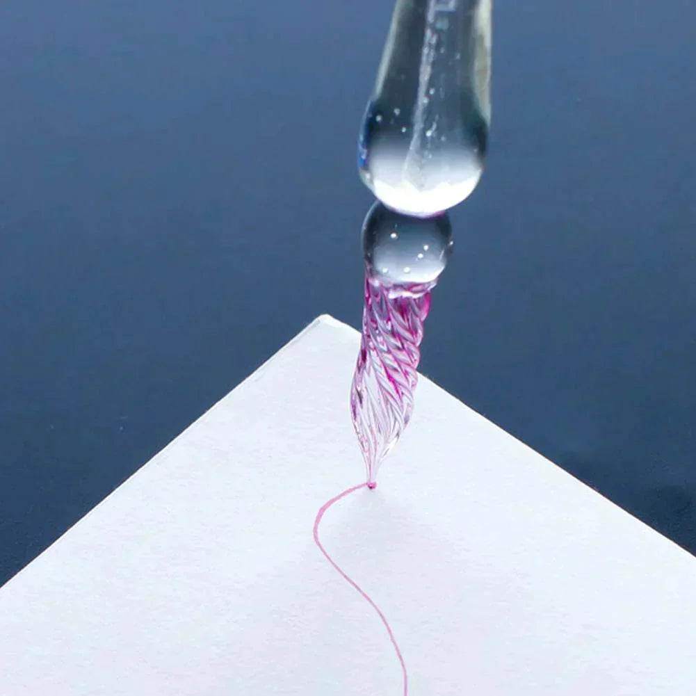Crystal Glass Dip Pen For Calligraphy And Journaling