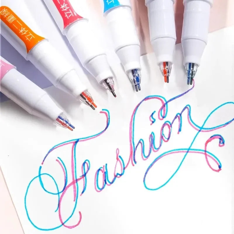 Kawaii Dual-Line Color Marker Set
