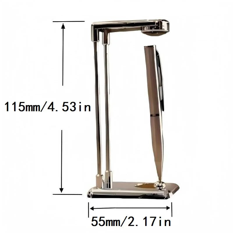 Magnetic Levitation Stainless Steel Floating Pen with Metal Stand