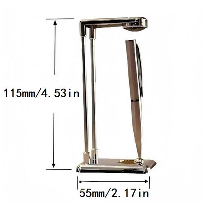 Magnetic Levitation Stainless Steel Floating Pen with Metal Stand