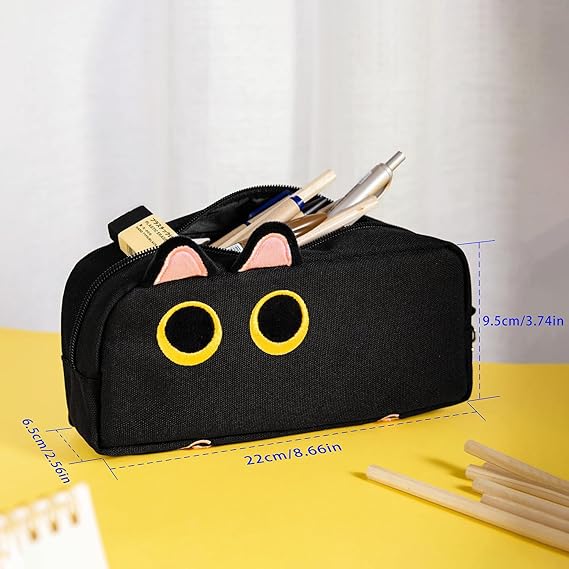 3D cat organizer holding pencils, pens, and stationery